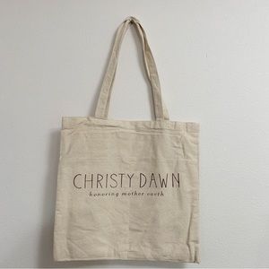 Christy Dawn Canvas Tote Bag Sustainable Natural Boho Brand New